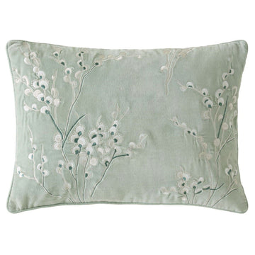 Laura Ashley Pussy Willow Embroidered Cushion